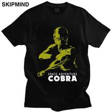 Awesome Space Adventure Cobra Tshirt Men Short Sleeves 80s Japanese Anime Shirts Manga T-shirt Soft Cotton Tee Tops Gift Idea 2024 - buy cheap