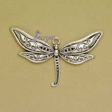 3pcs/lot--80x47mm,Dragonfly chams, Antique silver plated Big Dragonfly charms,DIY supplies, Jewelry accessories 2024 - buy cheap