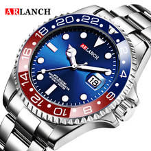 Arlanch relógios de pulso à prova d'água masculino, relógios de quartzo fashion para negócios de luxo aço inoxidável relógio esportivo para homens 2024 - compre barato