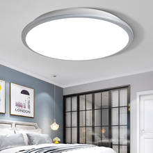 Lâmpada led de teto moderna, 12w 18w 24w 36w, superfície de teto 220v, painel de luz para cozinha, quarto, banheiro, lâmpadas à prova de umidade 2024 - compre barato