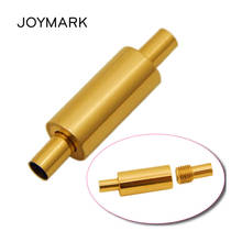 Cierres de tornillo de barril de agujero de 2,2mm, 2,7mm, 3,2mm, cierre de tornillo magnético de acero inoxidable para pulseras de cuerda, BXGC-222 de fabricación de joyas 2024 - compra barato