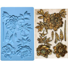 Wilderness Rose Silicone Mold Fondant Cakes Decorating Mold Sugarcraft Chocolate Baking Tool Kitchenware For Cakes Gumpaste Form 2024 - buy cheap