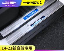 De alta calidad de acero inoxidable ancho tronco embellecedor de placa del desgaste/Umbral de puerta para Nissan X-Trail 2014-2021 estilo de coche 2024 - compra barato