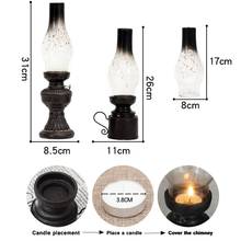 China Style Round Hollow Candle Holder Resin Crafts Kerosene Lamp
Candle Holder Glass Cover Lantern Nostalgic Candle Holder 2024 - buy cheap