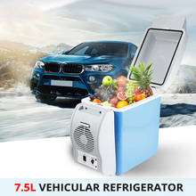 7.5L Mini Car Refrigerator DC12-24V/AC220V Food Drink Freezer Heating Fridge Icebox Portable for Car Home Picnic Cooler Warmer 2024 - buy cheap