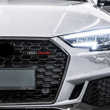 1pcs For Audi a3 a4 a5 a6 a7 a8 Q3 Q4 Q5 Q6 Q7 b8 b6  Car Front Hood Grille Emblem Badge LED Decorative lights car accessories 2024 - buy cheap