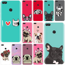 Pug French Bulldog Cover Soft Silicone TPU Phone Case For Huawei P8 P9 P10 P20 P30 lite P20 P30 PRO P9 P10 P20 PLUS 2024 - buy cheap