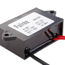 Convertidor de Corriente CA 24V a cc 12V 1A, adaptador para cámara de seguridad CCTV 2024 - compra barato