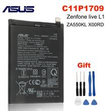 ASUS C11P1709 Original Phone Battery For Asus Zenfone live L1 ZA550KL X00RD 3040mAh High Capacity  Replacement Battery + Tools 2024 - buy cheap