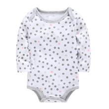 100% Cotton Girls Long Sleeve Bodysuits Newborn Wear Infant Boys Jumpsuits Girls Clothing Baby Wear Full Printing 6M 9M 12M 18M 2024 - buy cheap