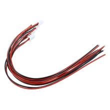 5 peças cabo conector de 2 pinos 24 awg jst xh2.54 fio comprimento 20cm