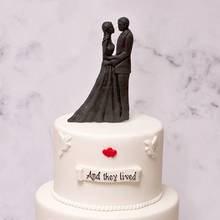 Molde de silicone para noiva e noivo, molde para decoração de bolo, fondant de chocolate, utensílio para decoração de bolo 2024 - compre barato