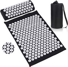 Getinfit Massage Cushion Yoga Acupressure Mat  Acupressure Relieve Body Pain Acupuncture Mat Massage Mat with Pillow And Bag 2024 - buy cheap