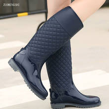 New Rain Boots Women Wellies Gumboots Winter Lady Rainboots Italianate Pvc Water Shoes Rubber Rainboots Lady Waterproof Shoes 2024 - buy cheap