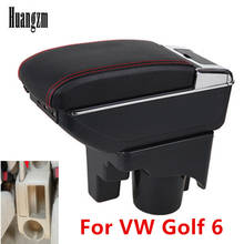 Caixa de apoio de braço para carro, para vw golf 6, golf 5, mk6, mk5, jetta 5, peças especiais de adaptação, interior, caixa de armazenamento central 2024 - compre barato