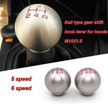CNC Aluminum 5 Speed Or 6 Speed JDM Ball Shape Shift Gear Knob For Honda FD2 FN2 EP3 TYPE R DC2 DC5 AP1 AP2 S2000 F20C 2024 - buy cheap