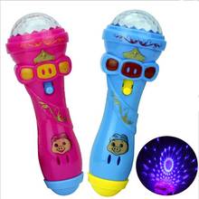 Kuulee Детский милый светодиодный светильник со Свинкой, красочная мигающая игрушка, Детская вспышка, микрофон, Звездный флэш-светильник, игрушки 2024 - купить недорого