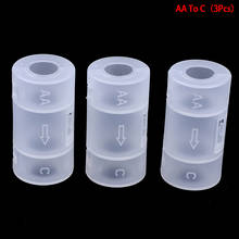 3pcs AAA to AA/ AA to C/ AA to D Battery Combination Cell Battery Box Adaptor AAA AA Holder Case Converter Switch 2024 - buy cheap