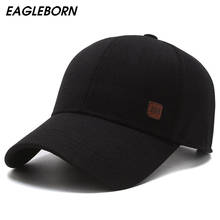 EAGLEBORN Spring Summer New Men Simple Dad Hat Grandpa Hat Middle-aged Elderly Baseball Cap Sunscreen High Quality Men Caps 2024 - buy cheap