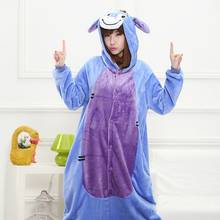 Donkey Cosplay Animal Hoodie Sleepwear Pajamas Adult Unisex Women Men Onesie Cosplay Costume Anime Pajamas 2024 - buy cheap