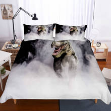 Bedclothes Drop Shipping Single Bed Duvet Cover Dinosaur Bed Sets Full Kids Comforter Bedding Cover Cotton Children Bedroom Set 2024 - buy cheap