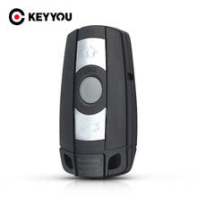 Keyyou capa de controle remoto inteligente para bmw, para modelos 1, 3, 5, 6 e séries e90, e91, e92, e60, entrada sem chave, estilo automóvel 2024 - compre barato