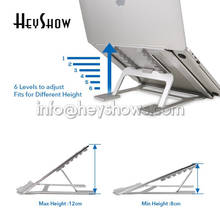 Soporte doble ajustable de seis velocidades para ordenador portátil, accesorio de aleación de aluminio para escritorio, Notebook de 10-17 pulgadas 2024 - compra barato