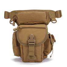Outdoor Sports Tactical Drop Leg Bag Military Belt Waist Pack Utility EDC Pouch Waterproof Travel Cycling Hiking Hunting Bags 2024 - buy cheap