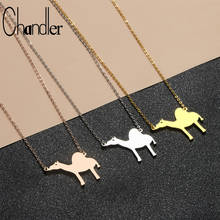 Chandler Dromedary Arabian Camel Silhouette Shaped Pendant Necklace Gold Silver Plated Minimalistic Handmade Animal Jewelry 2024 - buy cheap