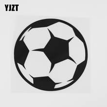 Yjzt 11.8cmx11.8cm bola de futebol objetivo esportes decalque vinil etiqueta do carro preto/prata 8a-0870 2024 - compre barato