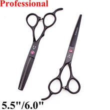 5.5 6.0 Hair Scissors For Left Hand Japan 440C Professional Hairdressing Barbers Cutting Set Thinning Shears Hairdresser 8001# 2024 - buy cheap