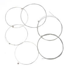 Durable 6 Pieces Stainless Steel Replacement Strings Set for Electric Guitar 2024 - buy cheap