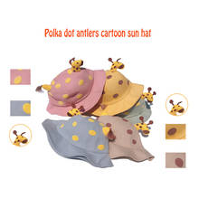 Sombreros de cubo para niños, sombrero de dibujos animados de jirafa para el sol, sombrero de playa al aire libre, gorra de pesca para acampar, gorra de Panamá informal para primavera y otoño 2024 - compra barato
