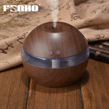 FUNHO 300ml USB Electric Air Humidifier Aroma Essential Oil Diffuser  Wood Grain Mini Mist Maker LED Night Light For  Home Car 2024 - buy cheap