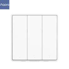 original Aqara Smart home Light Control D1 Single Fire wire ZigBee Wireless Key Wall Switch Via Smartphone APP 2024 - buy cheap
