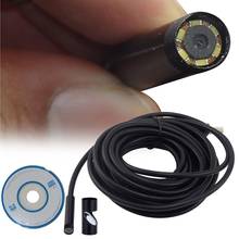 7mm usb endoscópio câmera handheld ferramenta de inspeção endoscópio hd otoscópio cmos borescope 2m 2024 - compre barato
