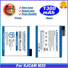 New Battery 1300mAh For SJCAM M20 / M20 AIR Action Camera Battery 2024 - buy cheap