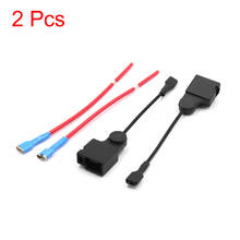 Uxcell 2Pcs Plastic Car Horn Speaker Adapter Wiring Harness Pigtail Socket for Toyota Car Horn Wiring Adapter 2024 - buy cheap