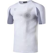 Jeansian-Camiseta deportiva de manga corta para hombre, camisa deportiva para correr, Fitness, entrenamiento, LSL013, WhiteGray2 2024 - compra barato