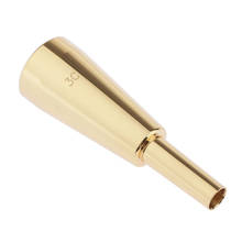 Bocal de trompete banhado a ouro 3c dourado (acessórios de instrumentos musicais) 2024 - compre barato