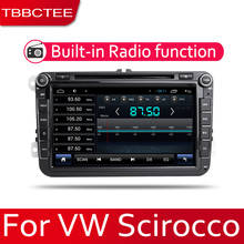 TBBCTEE 9 HD 1080P IPS LCD Screen Android 8 Core For Volkswagen VW Scirocco 2008~2017 Car Radio BT 3G4G WIFI AUX USB GPS DVD 2024 - buy cheap