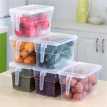 Caixas transparentes para armazenamento de geladeira e alimentos, para organização e conveniência, pp 2024 - compre barato