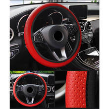 Car Steering Wheel Cover for Ford Focus 2 Car-styling Car Accessories Universal DIY Car Steering-wheel Cover Soft Faux Leather 2024 - buy cheap