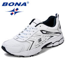 BONA Men Casual Shoes Brand Men Shoes Men Sneakers Flats Comfortable Breathable Microfiber Outdoor Leisure Footwear Trendy Style 2024 - buy cheap