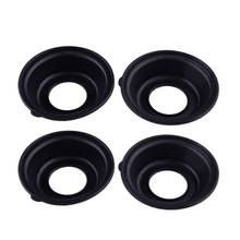 4 pçs da motocicleta carburador êmbolo membrana diafragma de borracha preto apto para yamaha vmax1200 vmx12 xvz13 xvz1300 vxz12 xvz1200 2024 - compre barato