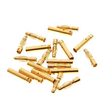 20pcs/lot 4.0mm 4mm Gold Bullet Connector for RC battery ESC (10 pair) 2024 - buy cheap