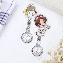 Pocket Watch Fashion Cartoon 3D Girls Women Numeral Quartz Clip-On Fob Nurse Doctor Medical Hanging Luminous Pocket Watch Gift 2024 - buy cheap
