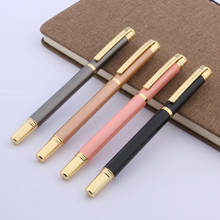 Bolígrafo de punto rosa para oficina, bolígrafo giratorio con patrón dorado, ideal para estudiantes 2024 - compra barato