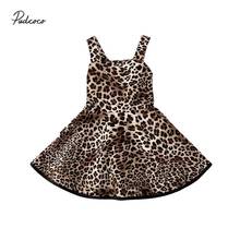 2020 Baby Summer Clothing Leopard Toddler Baby Girl Summer Party Dress Princess Pageant Kid Dress Clothes 2024 - buy cheap