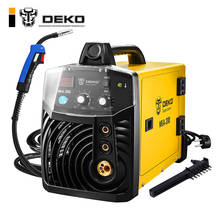 DEKO MKA-200 200A 4.9KVA IP21S Inverter Arc MIG 2 IN 1 Electric Welding Machine w/ Replaceable Welding Gun MMA Welder 2024 - купить недорого